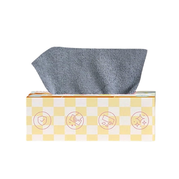 Kchsji Thickened Disposable Kitchen Cloth Pull‑Out Roll, Washable Dishcloth For Wet Or Dry Cleaning, Ultra Durable Wipes For Grease Oil And Mess, Reusable Alternative To Paper Towels, 1 Roll