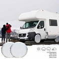 thumbnail image 1 of Kchsji Tire Covers for Wheels (2 Pack), Sun Protectors for RV, Trailer, Boat, Van, Truck, Aluminum Foil Cotton, Easy to Install, Weatherproof Tire Protection for All Seasons, 1 of 6