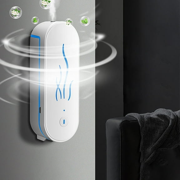 Kchsji USB Charging Aromatherapy Purifier Diffuser With Night Modes, Silent Operation Under 30dB, Portable Home Office Wardrobe Bathroom Deodorizer, Includes Fragrance Solution And USB Power