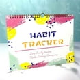 thumbnail image 1 of Kchsji Undated Self-Discipline Habit Punch Card Planner Colorful Pattern Organizer for Office Students Fitness Enthusiasts Goal Tracking Daily Weekly Monthly Planning Use, 1 of 3
