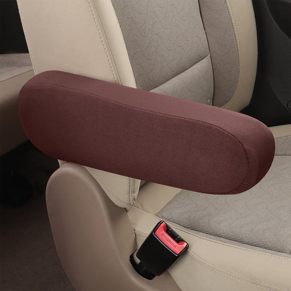 Kchsji Universal Fabric Car Armrest Cover Elastic Slip-On Protector for Cars Trucks SUVs Cargo Vehicles Prevent Dirt Wear Easy Clean Comfortable Driving Accessory for Road Trips Daily Commute