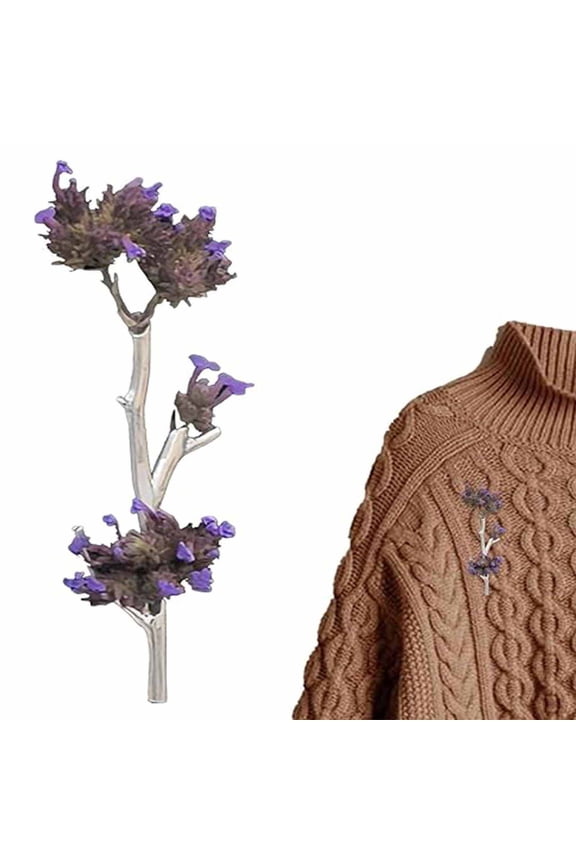 Vase Brooch Wearable Floral Clip, Elegant Handmade Metal Pin For Dresses Jackets Scarves Hats, Artistic Fashion Accessory, Unique Gift For Art Lovers, Statement Piece For Casual Styling