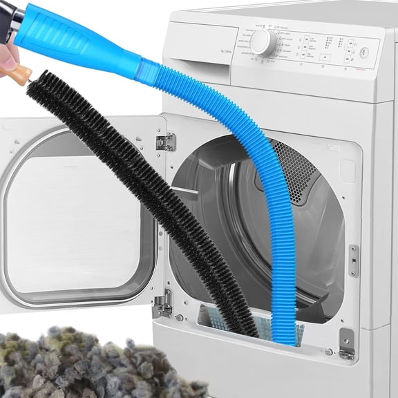 Kchsji Washer Cleaning Brush Set, 3 Piece Dryer Vent Cleaning Brush Kit, Hose Coil Brush For Optimal Laundry Appliance Maintenance