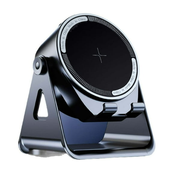 Kchsji Wireless Induction Speaker Cell Phone Stand with Bluetooth Stereo Sound RGB Ambient Light for Smartphones 4-13" Desk Office Home Study Gaming Party Relaxation Gift for Men Women Teens