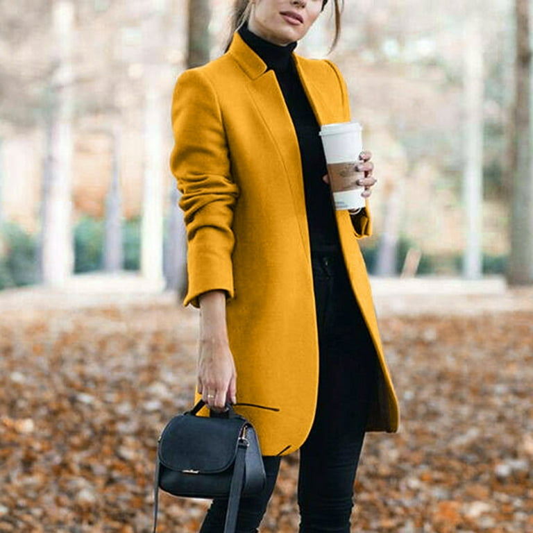 Ladies yellow hotsell coat
