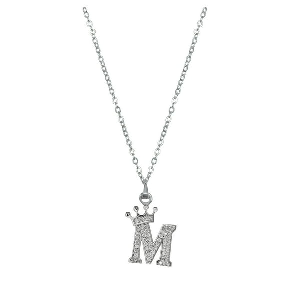 26 English Letters Full Pendant Necklace For Women Rhinestone Necklaces A Z 26 Alphabet Initial Necklaces For s Necklaces Mom Necklace For W