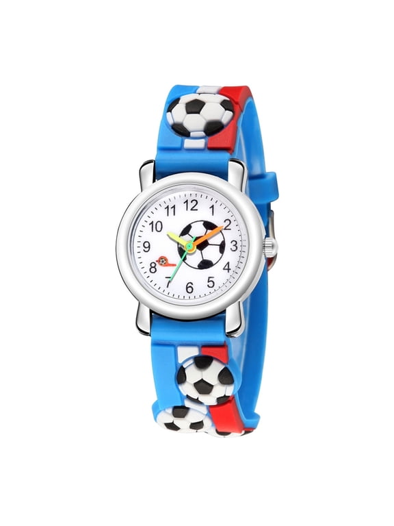 3D Relief Trend Fashion Sports 'S Football Pattern Quartz Watch Gift Smart Watch S 11-15 Sm