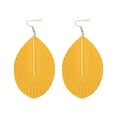 thumbnail image 1 of Kcodviy Geometric Women'S Metal Stick European And American Tassel Earrings Feather Sweet Earrings Beautifully Broken Jewelry Cat Earrings For s Door Knocker Earrings For Women Chain Earrings Crys, 1 of 4