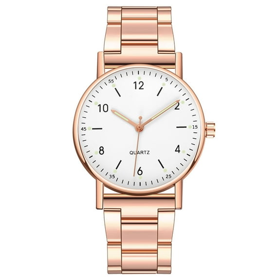 Kcodviy Ladies High-End Quartz Watch Stainless Steel Luminous Dial Leisure Watch Ladies High-End Quartz Watch Stainless Steel Luminous Dial Leisure Watch Leather Watch Bands For Women Times Watch Men