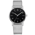 thumbnail image 1 of Kcodviy Ladies High-End Quartz Watch Stainless Steel Luminous Dial Leisure Watch Women'S Casual Quartz Leather Strap Watch Analog Wrist Watch Fashion Watch Leather Elegant Women Watches Ladies Busines, 1 of 2