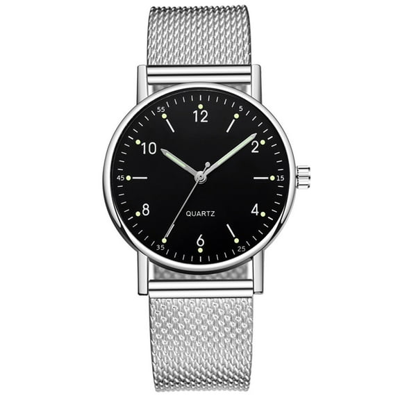 Kcodviy Ladies High-End Quartz Watch Stainless Steel Luminous Dial Leisure Watch Women'S Casual Quartz Leather Strap Watch Analog Wrist Watch Fashion Watch Leather Elegant Women Watches Ladies Busines