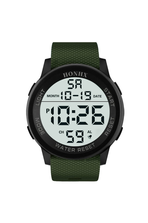 Men Analog Digital Countdown Watch Military Sport Led Waterproof Cool Watches for Men Wrist Watch One Size