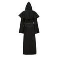 thumbnail image 1 of Kcodviy Men'S Women'S Grim Long Cloak Hooded Capes Couples Jacket Regency Dress Girls Winter Coat For Women Beaded Shawl Wrap Pull Through Scarf Womens Cloak Sleeve Shawl Wrap Scarf, 1 of 4