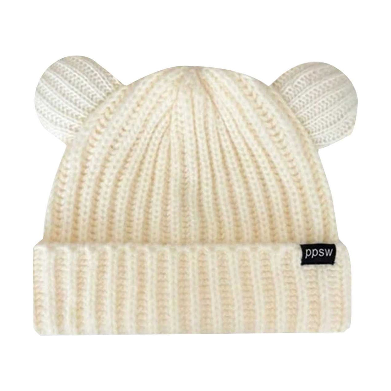 Kcodviy Men Womens Autumn And Winter Pile Hat Pile Of Hats Retro Warm