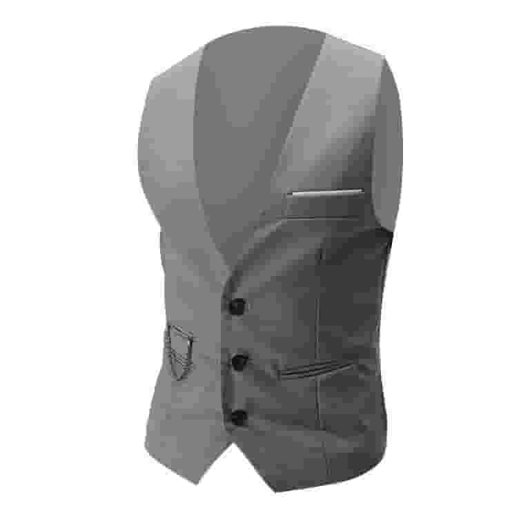 Kcodviy Men's Business Leisure Wedding Vest V Neck Kcodviy Men's Business Leisure Wedding Vest V Neck