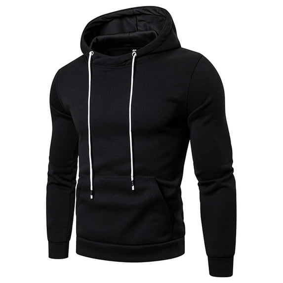 Kcodviy Men's Sweater Solid Color Loose Large Size Hooded Sweater Top Insulated Sweatshirt Men Oversized Hoodie Mens Hoodies Pack Mens Hooded Sweater Hooded Sweatshirts Sweatshirts Bulk Tall Mens Swea