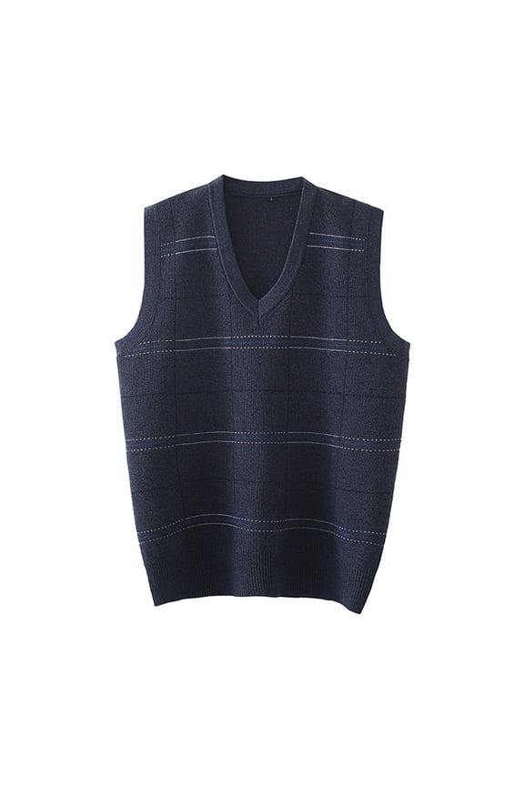 Mens Autumn Winter Casual Fashion V Neck Sleeveless Knit And Vest Sweater Vest Sweater Vest Men Sweaters Men Big And Tall Sweater for Men Cool Sweaters Sweater for Men Hoodies Valentine