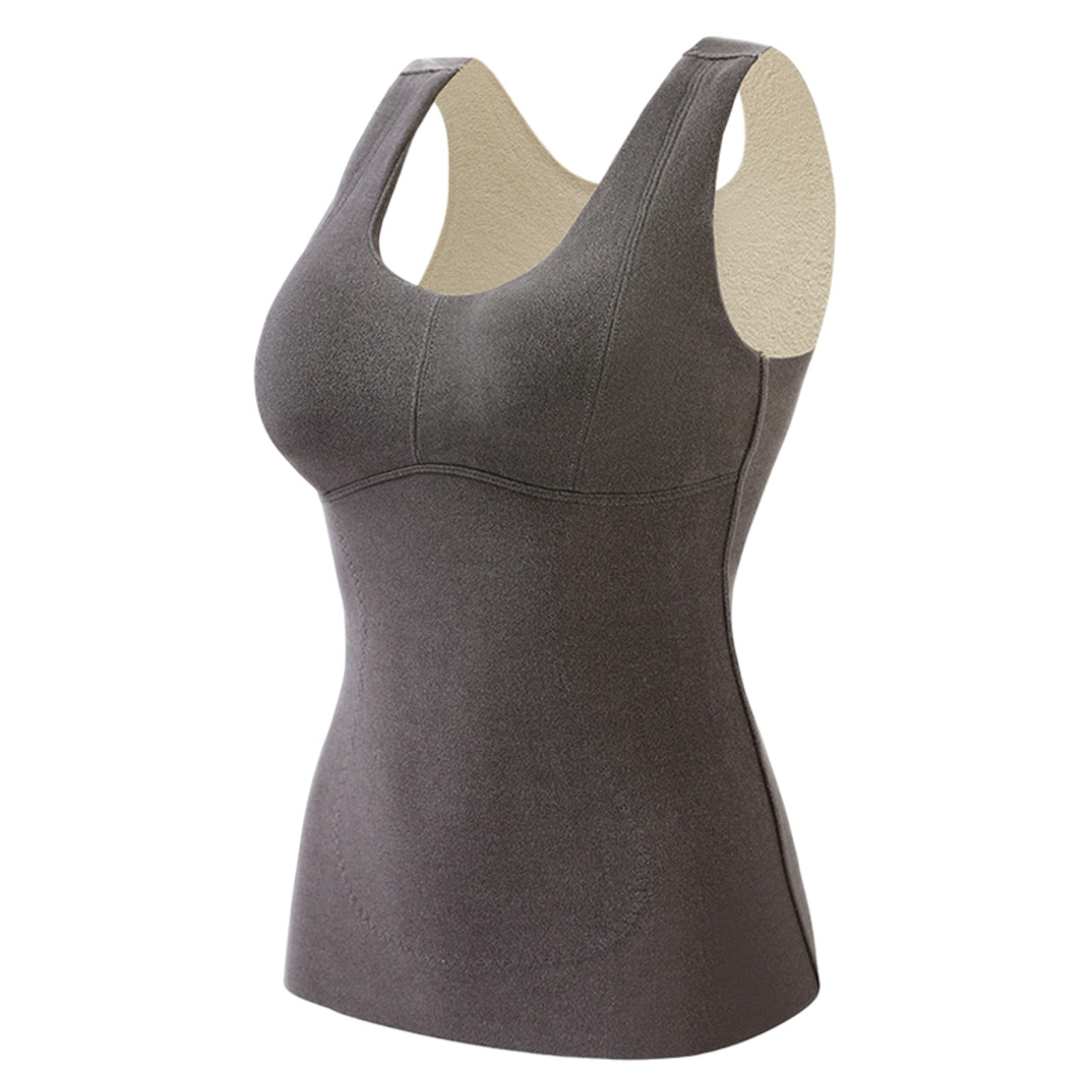 Kcodviy Thermal Underwear Tank Tops Lined Base Layer Cold Weather