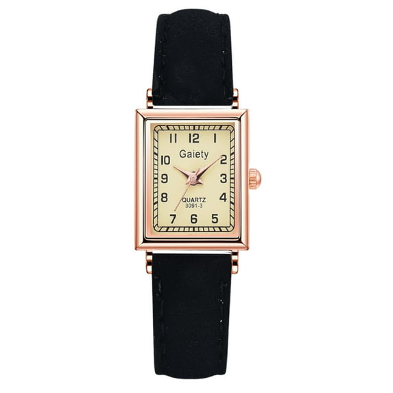 Kcodviy Women Belt Type Watch Rose Gold Border Watches Ladies Casual Watch Women'S Casual Quartz Leather Strap Watch Analog Wrist Watch Fashion Watch Leather Elegant Women Watches Ladies Busine