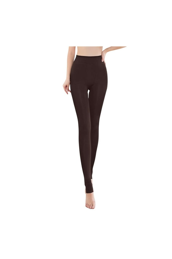 Women Brushed Stretch Lined Thick Tights Warm Winter Pants Warm Leggings Step Pants 80s Leggings Maternity Workout Leggings 7/8 Length plus Size Women Tops Junior Leggings Women