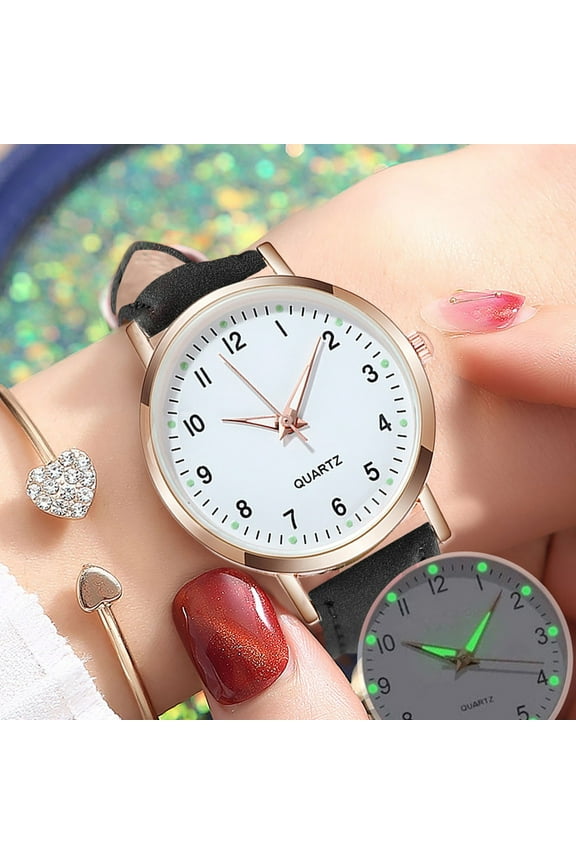 Women Luminous Watch Belt Stretch Band Watches For Women Scale Dotted Little Watch Watch Band For Men Stars Watch Frosted Point Small Watches For Women With Roman Women Watch Digital