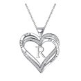 thumbnail image 1 of Kcodviy Women'S Fashion Heart Letter Necklace 26 Letters Love Clavicle Neck Chain Long Necklaces Long Necklace Jewelry For Women Necklace Statement Necklace For Women Bohemian Necklace Initial Pendant, 1 of 4