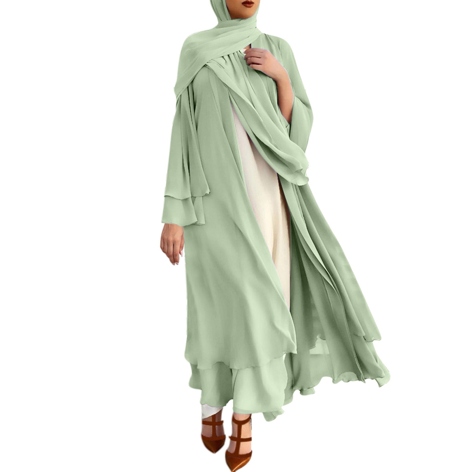 Long cardigan outfit hijab deals