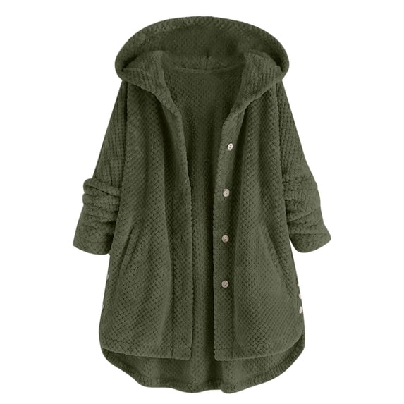 Kcodviy Women'S Solid Color Casual Zipper Hooded Long Coat Jacket Zipper Sweatshirt No Hood 25K Jacket Zip Up Jacket Women Womens Casual Jackets Raffle Jacket Junior Outerwear Full Length Leopa