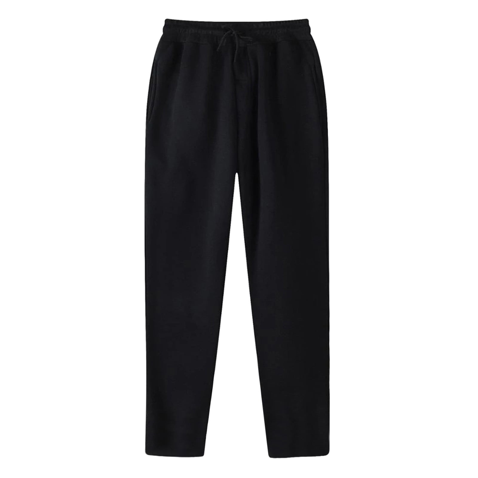 Design By Olivia Women's Fleece Lined Sweatpants - Baggy Wide Leg Joggers For Winter & Lounge