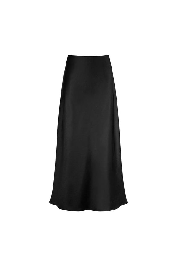Womens High Waist Skirt Solid Satin Dress Zipper Elegant Skirt Summer Skirts Leopard Print Skirt Knit Skirts for Women Women's plus Skirts Skater Skirt for Women Cute Skirts for Teen Girls Ten