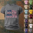 thumbnail image 1 of Kcolen 250th Anniversary Usa Shirt Mens T-Shirts Short Sleeve Independence Day Freedom T-Shirt Breathable Fashion America Pullover Tops, 1 of 5