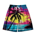 thumbnail image 1 of Kcolen 5 Inch Swim Trunks Men Gradient Stretch Boy Swim Shorts Loose Mens Swimsuit Mens Swim Trunks Summer Beach Athletic Fit Men Swim Brief, 1 of 5