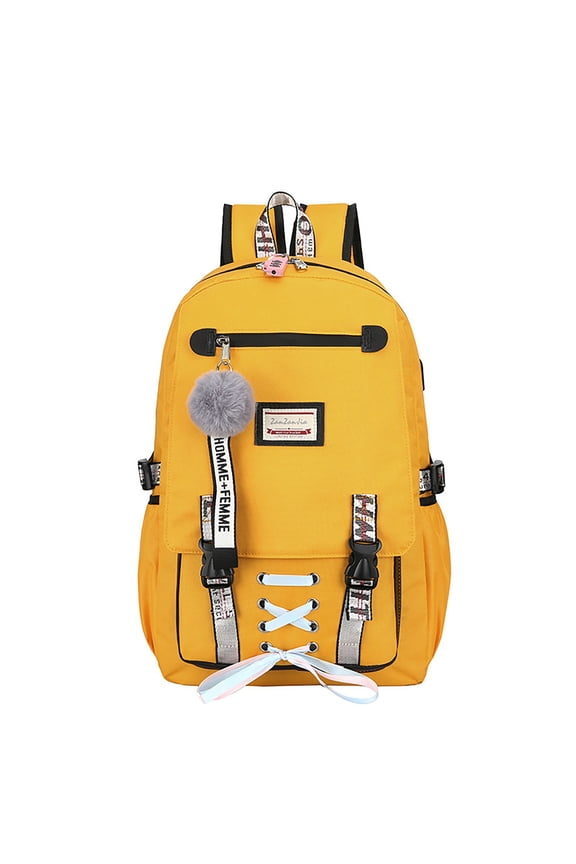 Backpack Travel School Backpack With Password Lock And USB Charging Port for College Elementary Middle High Grade