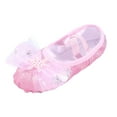 thumbnail image 1 of Kcolen Ballerina Slippers for Toddler,Girls Ballet Slippers Size 6,Girls Sneakers Flexible Dance Shoes for Ballet Performance, 1 of 9