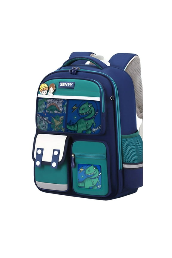 Beach Backpack Dinosaur Print School Backpack Large Capacity Water Bookbag With Multiple Pockets Cute Small Backpack