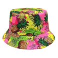 thumbnail image 1 of Kcolen Black Bucket Hat Stylish Pineapple Print Fisherman Hat for Women Summer Outdoor Casual Wear and Sun Tea Party Hat, 1 of 3
