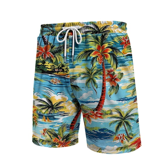Kcolen Black Swim Trunks Men Drawstring Swim Shorts Stretchy Upf Funny Mens Swim Trunks Men's Swim Trunks Beach Summer Loose Fit Swimming Shorts for Men