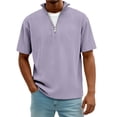 thumbnail image 1 of Kcolen Black T Shirts for Men Big and Tall Men Henley Tee Tops Pullovers Solid Color Snug Fit Breathable Short Sleeve Shirts Summer Casual Beach Basic Tee for Men, 1 of 7