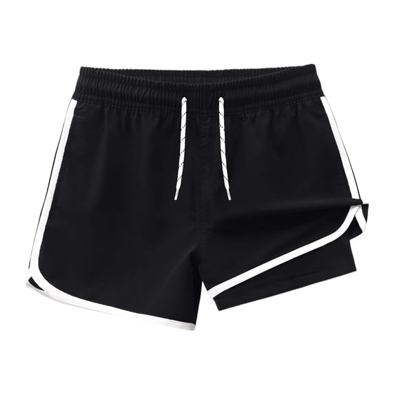 Kcolen Boys Swim Trunks with Compression Liner Vintage Quick Dry Swim Shorts Bathing Suit Toddler Boys Swimsuit with Pockets