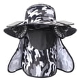 Kcolen Bucket Hats Sun Protective Solar Powered Hat With Detachable Fan ...