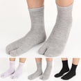 thumbnail image 1 of Kcolen Casual Low Cut Socks for Women Unisex Japanese Split Toe Tabi Slippers Mid Calf Comfortable Non Indoor Outdoor Wear, 1 of 5