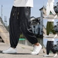 thumbnail image 1 of Kcolen Casual Pants for Men Relaxed Fit Men's Casual Trousers with Adjustable for Comfortable Loose Fit and Modern Streetwear Style, 1 of 6