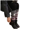 thumbnail image 1 of Kcolen Christmas Gifts Knitted Woolen Fawn Stack Snowflake Socks Thicken Foot Leggings Warmer Pile Christmas Cozy Thermal Calf-Length, 1 of 9
