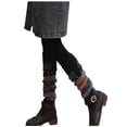 thumbnail image 1 of Kcolen Christmas Gifts Knitted Woolen Fawn Stack Snowflake Socks Thicken Foot Leggings Warmer Pile Christmas Cozy Thermal Calf-Length, 1 of 9