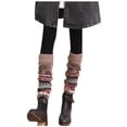 thumbnail image 1 of Kcolen Christmas Gifts Knitted Woolen Fawn Stack Snowflake Socks Thicken Foot Leggings Warmer Pile Christmas Cozy Thermal Calf-Length, 1 of 8