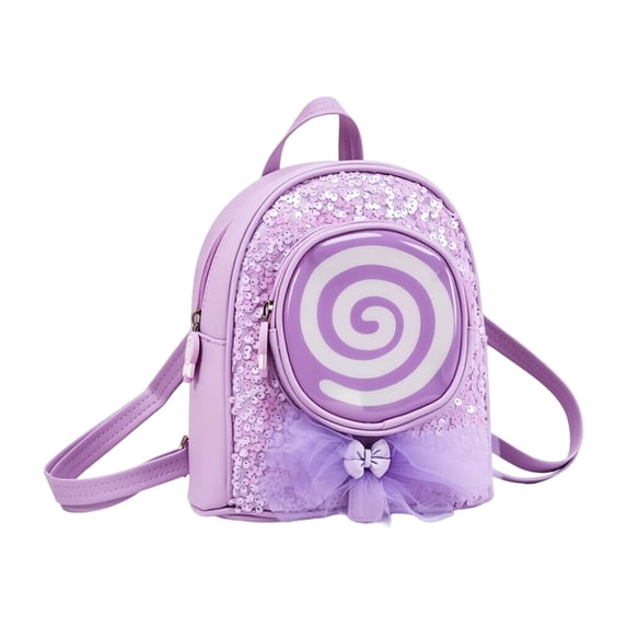 Kcolen Cute Back To School Backpack, Lightweight Adjustable Travel Daypack Bookbag, Cute Preppy Y2K School Backpack With Multi-Pockets,Purple