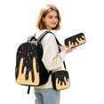 thumbnail image 1 of Kcolen Cute Back To School Backpacks,3 Piece Ice Cream Print Backpack Set Casual Daypack Fashion Lightweight Backpack Set for Daily Use,Black, 1 of 6