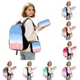 thumbnail image 1 of Kcolen Cute Back To School Backpacks,3 Piece Ice Cream Print Backpack Set Casual Daypack Fashion Lightweight Backpack Set for Daily Use,Blue, 1 of 5
