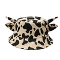 thumbnail image 1 of Kcolen Cute Bucket Hat Beach Fisherman Hats for Men Women, Cow Print Wide Brim Bucket Hat Cow Hat Cute Casual Outdoor Sun Hat,Yellow, 1 of 5