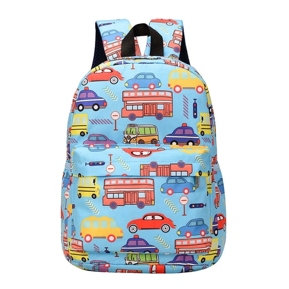 Kcolen Cute Dinosaur Print School Backpack, Preppy Y2K Lightweight Travel Daypack Bookbag, Cute Back To School Backpack With Multi-Pockets,Sky Blue